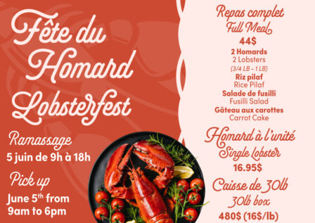 Homards (ramassage seulement)