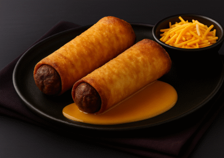 Cheeseburger Eggroll